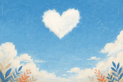 Heart Cloud Thank You Church Graphic