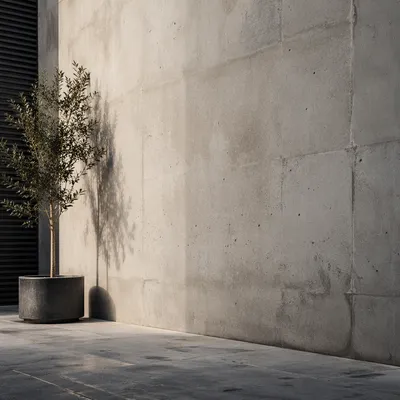Modern Concrete Wall and Floor Backdrop