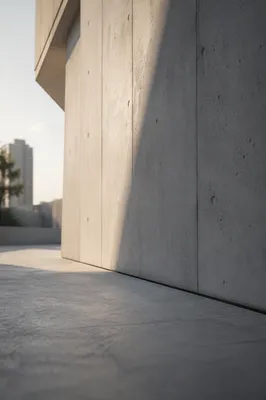 Modern Urban Concrete Corner Background