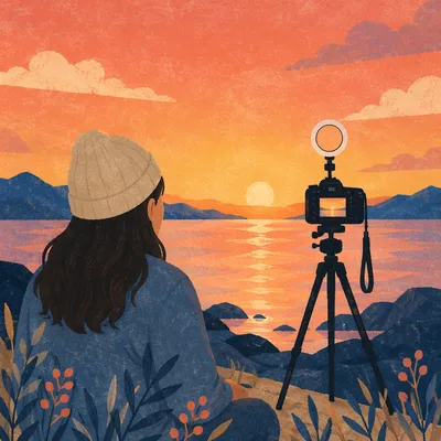 Sunset Creator Camera Setup by Shoreline