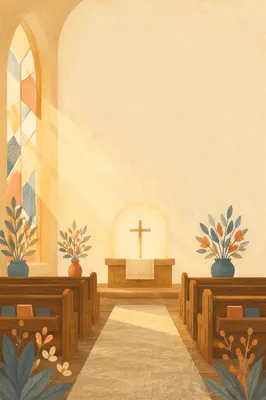 Sunrise Church Sanctuary Facebook Cover Background