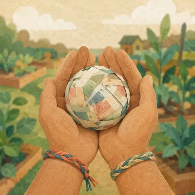 Giving Tuesday Church Generosity Hands Graphic