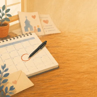 Giving Tuesday Church Generosity Planning Desk