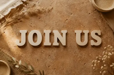 Join Us Sunday Church Invitation Flat Lay