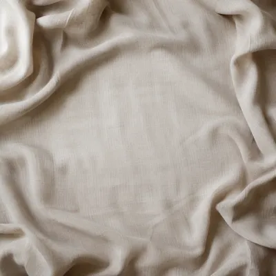 Soft Wrinkled Linen Fabric Background