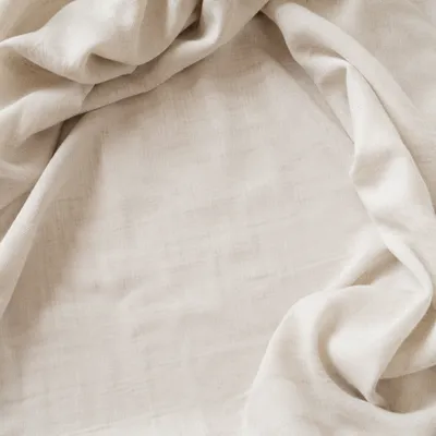 Softly Wrinkled Linen Fabric Background