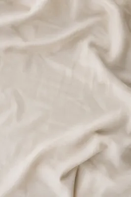 Softly Rumpled Linen Fabric Background