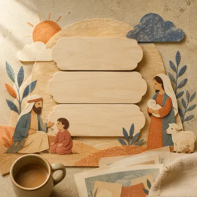 Warm Wednesday Church Service Reminder Background