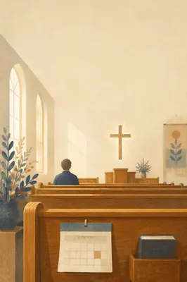 Wednesday Church Reminder in Warm Sanctuary