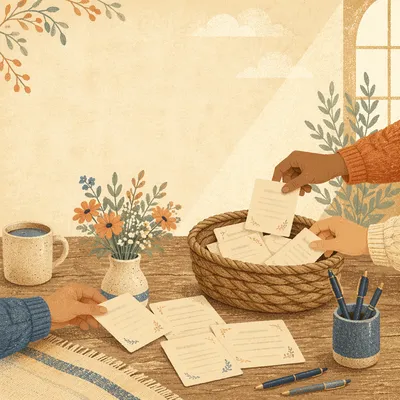 Church Prayer Request Cards Community Scene