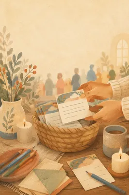 Church Prayer Request Card Welcome Table
