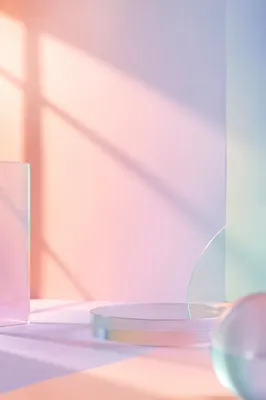 Soft Pastel Gradient Acrylic Studio Background