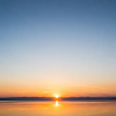 Hopeful Sunrise Horizon with Open Sky