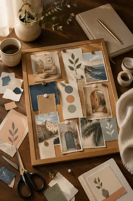 Creative Cork Vision Board Flat Lay