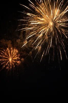 Golden Fireworks Youth Night Event Background