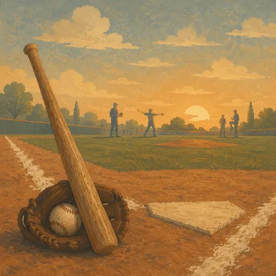 Morning Baseball Gear on Dewy Diamond