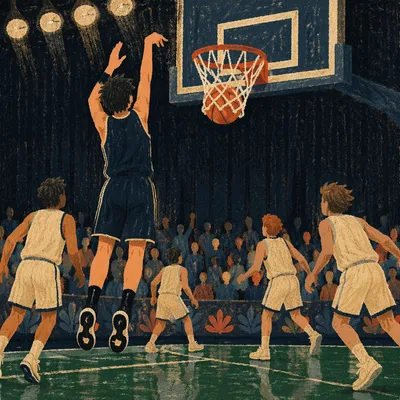 Indoor Basketball Hoop Game Winner