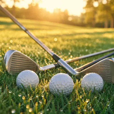 Golden Hour Golf Clubs on Fairway