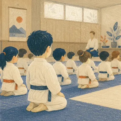 Disciplined Kids Martial Arts Class in Studio
