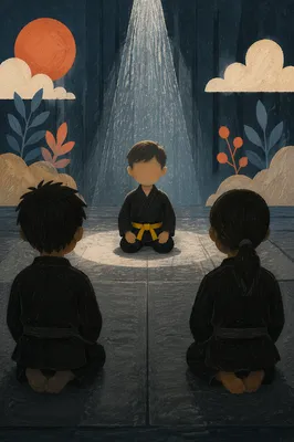 Disciplined Kids Martial Arts Class Scene