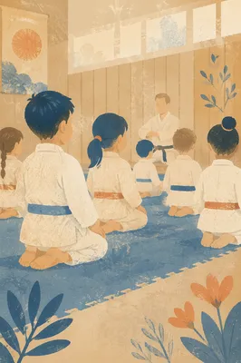 Disciplined Kids Martial Arts Class Indoors