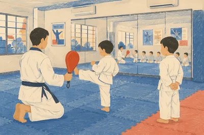 Disciplined Kids Martial Arts Class Training