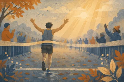 Humble Marathon Finish at Sunrise