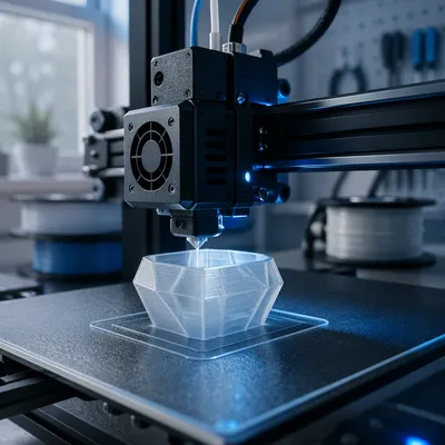 3D Printer Building Geometric Prototype