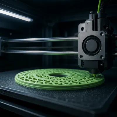 3D Printer Building Geometric Prototype
