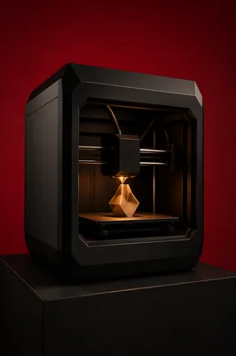 Modern 3D Printer Building Prototype Layers