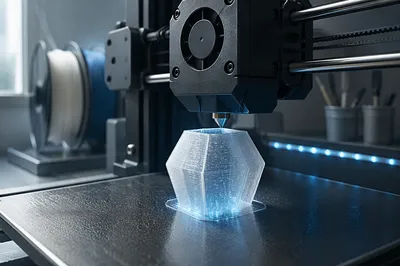 3D Printer Building Geometric Prototype