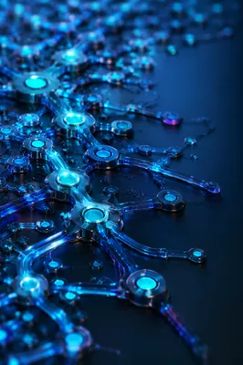 Glowing AI Circuit Neural Network