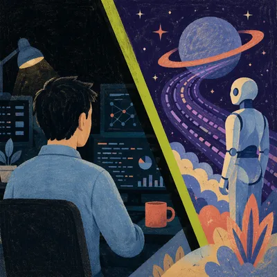 AI Researcher and Robot Future Vision