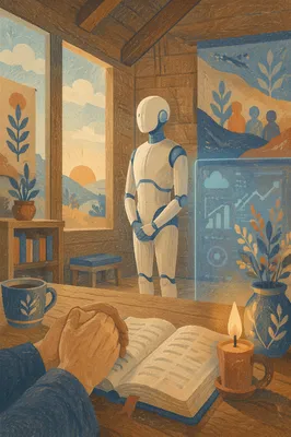 Humanoid Robot in Chapel Tech Room