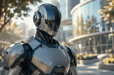 Humanoid AI Robot in Digital Future