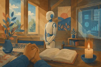 Humanoid Robot in Chapel Tech Room