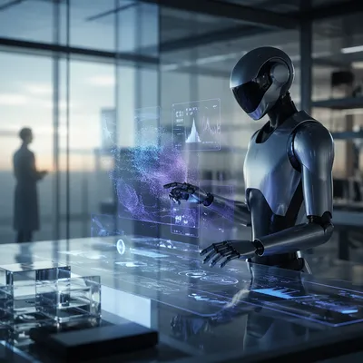 Humanoid Service Robot in Future Research Studio