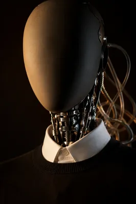 Faceless Android Portrait for Digital Future
