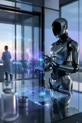 Humanoid Service Robot in Future Research Studio