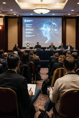 AI Robot at Future Technology Conference