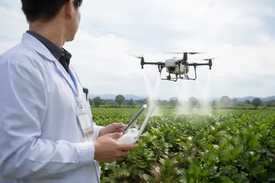 AI Drone Precision Farming Technology