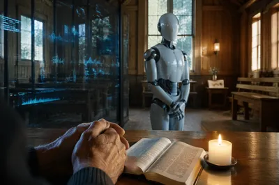 Humanoid Robot in Chapel Tech Room