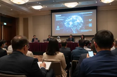 AI Robot at Future Technology Conference