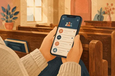 Church App Notifications on Smartphone