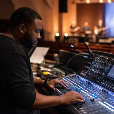 Audio Engineer at Digital Mixing Console