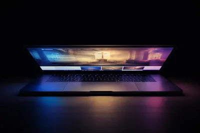 Modern Church Website Displayed on Laptop