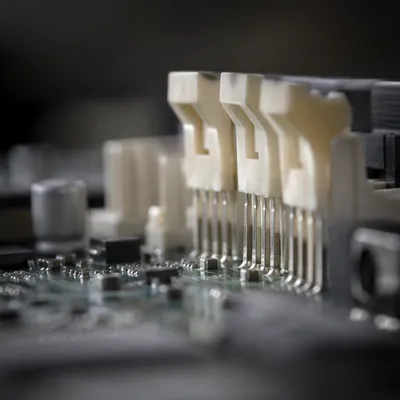 Macro Circuit Board with Plastic Connectors