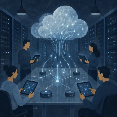 Luminous Cloud Network in Data Room