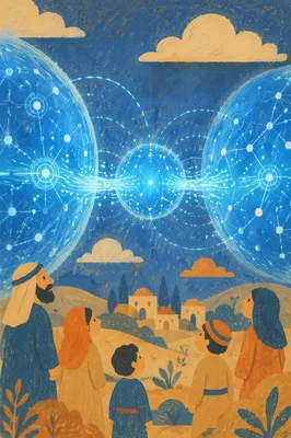 Glowing Cloud Network Data Spheres