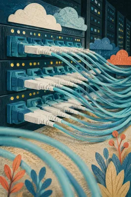 Teal Fiber Network for Cloud Computing